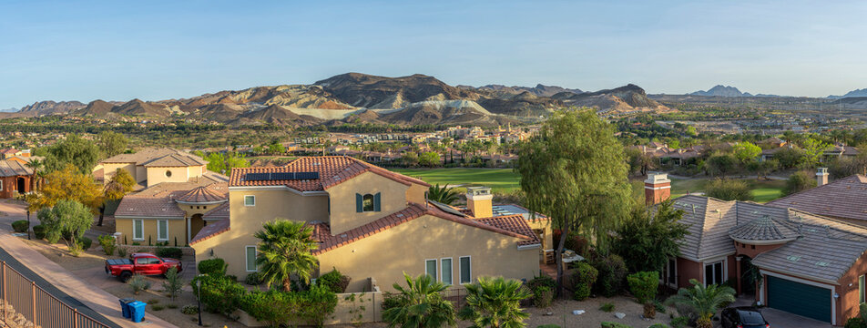 New construction in Lake Las Vegas NV.