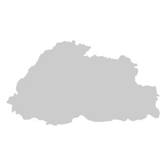 Obraz premium Bhutan Country Map
