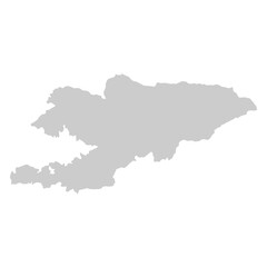 Fototapeta premium Kyrgyzstan Map