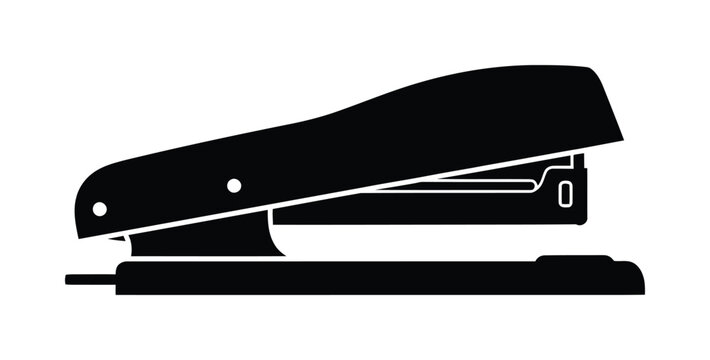 Vector of a stapler with a staple remover base for office use