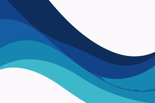 Ondas de colores en capas