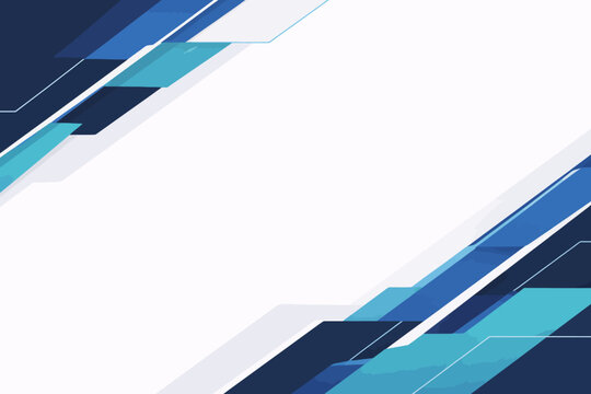 Fondo geom&eacute;trico futurista en azul