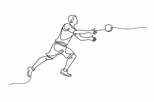 Jugador de balonmano en acci&oacute;n
