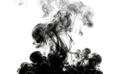 Fototapeta premium Smoke isolated on transparent background