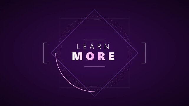 Dynamic purple abstract geometric animation for digital calls to action and engaging user interface elements perfect for modern online educational