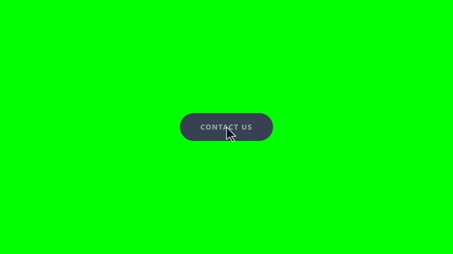 Engaging Animated 'Contact Us' Button Transitioning to Send and Success Icons on Chroma Key for Interactive Web Elements and Application Interfaces