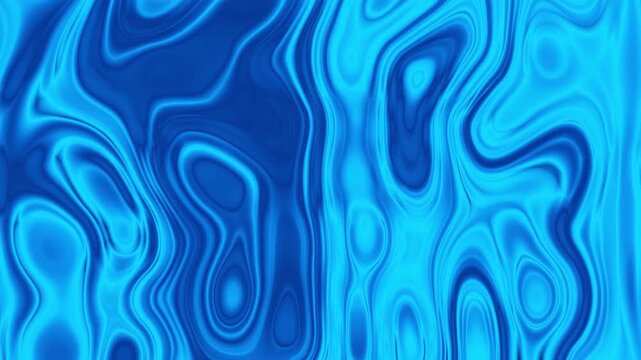 Abstract metallic liquid reflections horizontal all the video with flowing glossy liquid design