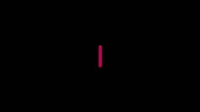 Typewriter animation of the pink text DREAM appearing and then being erased on a dark screen, representing imagination, hope, aspirations, and creative digital visualization
