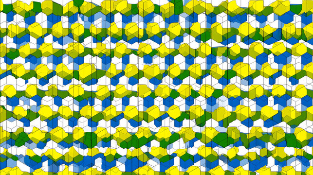 Penrose paving made of two rhombuses, aperiodic infinite extension, Morandi color abstract geometric texture
