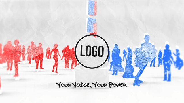 Grunge Election Revolt Logo Unveil