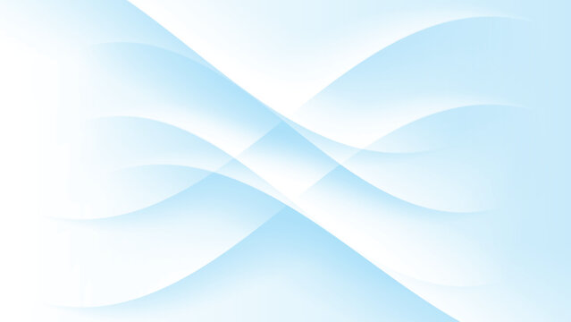 Light blue abstract background with smooth wave shapes and elegant flowing motion.