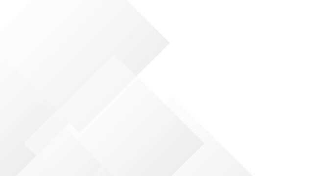 Abstract shapes overlap in geometric pattern on white background