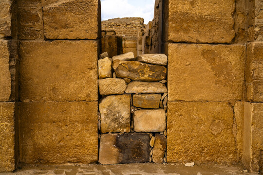 Sealed Stone Doorway in Cairo, Egypt