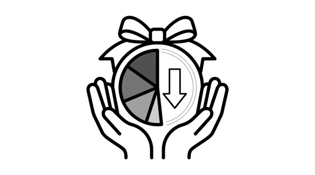 Gift of Time Management Concept