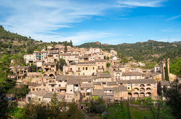 Obraz premium Mura is a medieval picturesque municipality in the Bages region, in the province of Barcelona, ​​Catalonia, Spain.