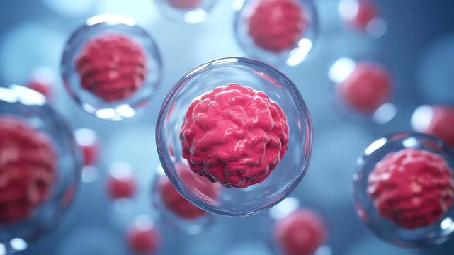 Close up 3 d rendered red cells floating in plasma with scientific detail and medical accuracy