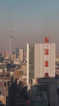 Tokyo Shiodome City and Skyscrapers 