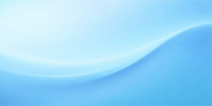 Abstract a mesmerizing display of gradient blue color, with soft wave gracefully sweeping across the frame, evokes a sense of tranquility.