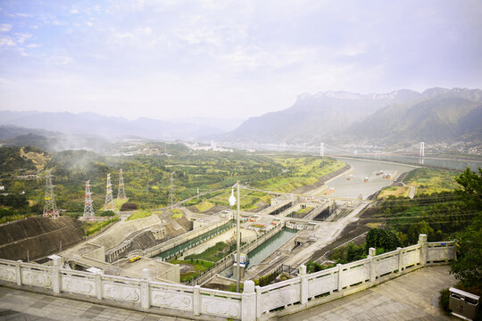 Three Gorges Dam Ship Lock System, Yangtze River, China