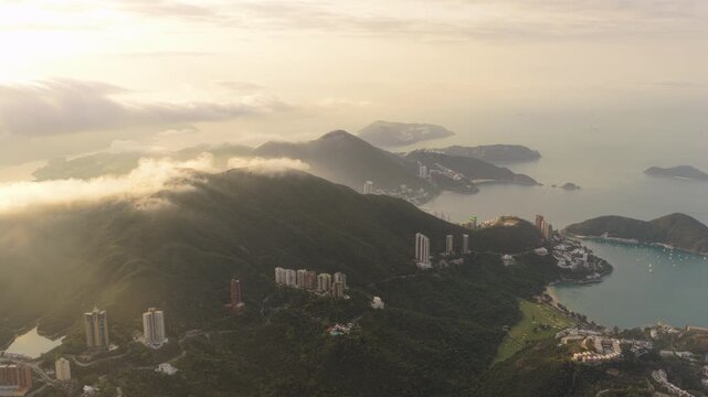 Repulse and Deep Water Bay Aerial Hong Kong