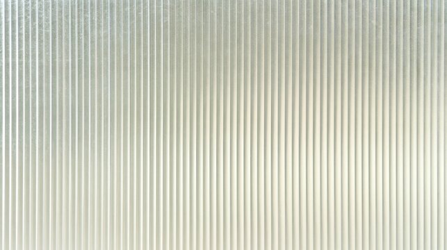 Reeded glass texture creating abstract vertical lines background