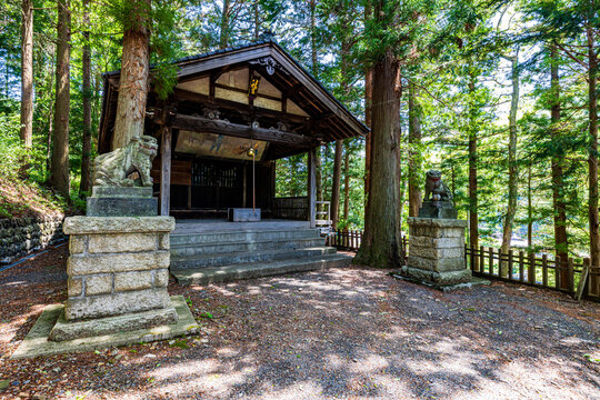 長野県　奈良井宿・二百地蔵尊　