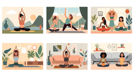 Fototapeta premium A serene and calming composition featuring a potted plant and a smooth stone. Ideal for backgrounds, wellness content, or representing growth and simp