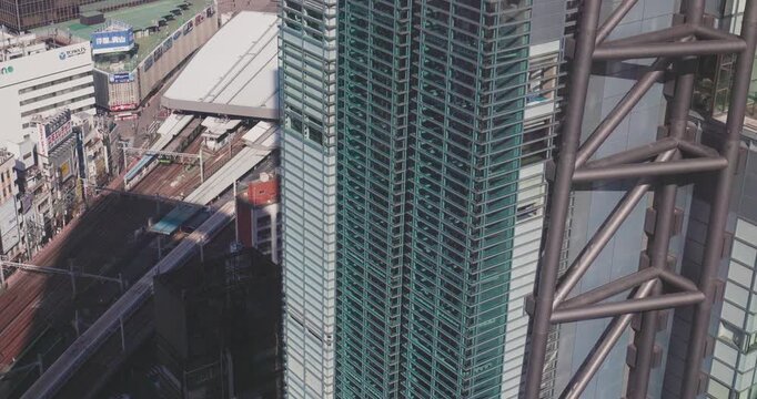 Tokyo Shinbashi Station and Shinkansen Bullet Train