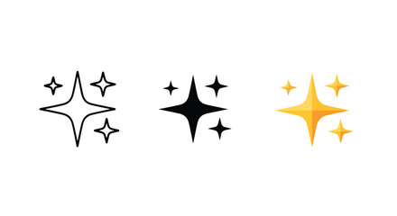 Fototapeta premium Star icons set vector minimalist design symbols - Clipart, logo template - Vector icon set - Glyph and solid icon set - Icon vector - Flat Design Icon - line icon set - Silhouette icon - Logo vector