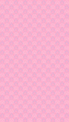 Fototapeta premium Soft Pink Geometric Petal Pattern Background vector background