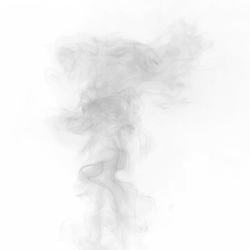 Realistic smoke stream with soft edges and gentle motion, suitable for cinematic visual effects and graphics. vector