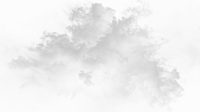 Light smoke stream with smooth flow and delicate edges, suitable for overlays and minimal designs. vector