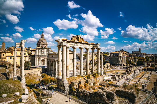 Das Forum Romanum in Rom