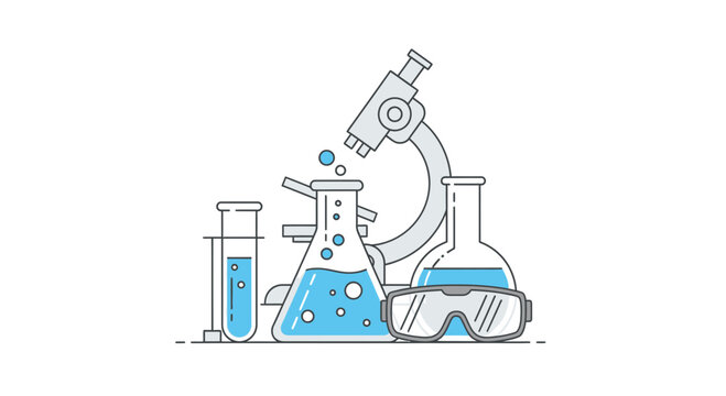 Laboratory equipment for science experiments 2.