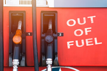 Out of Fuel, Gas Station no service and Oil and Gas Unavailable and Energy shortage during Iran War