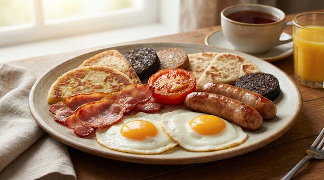 Traditional Ulster Fry Northern Ireland Breakfast