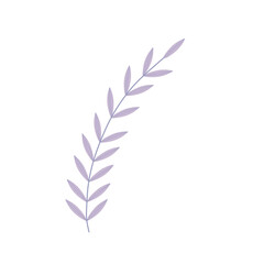 Fototapeta premium Minimalist leaf illustration on transparent background, simple hand-drawn leaves illustration for decoration, ornament, and sticker