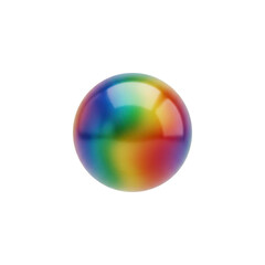 Fototapeta premium Shiny Rainbow Sphere with Smooth Gradients