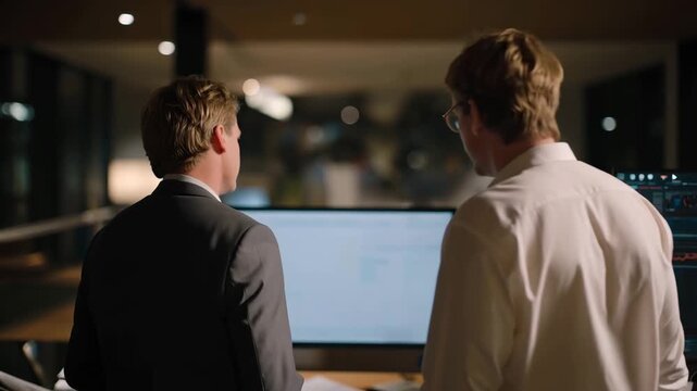 Equity allocation spreadsheet argument, co-founders pointing at contribution calculations, fairness debate mid-discussion, over the shoulder view of disputed numbers, ideal for ownership fairness,