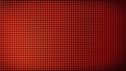 Orange retrorereflector texture pattern 3D render illustration