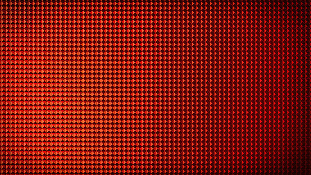 Orange retrorereflector texture pattern 3D render illustration
