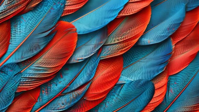 Texture bird feather for design natural abstract color background