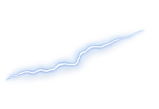 Radiating bold white lightning burst in line art style isolated on transparent background. Electric spark, power, energy bolt. Thunder strike, abstract flash. Dynamic zigzag, storm concept.
