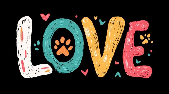 Expression of love for pets