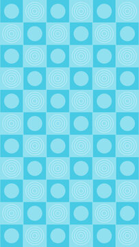 Abstract Geometric Pattern in Light Blue Tones