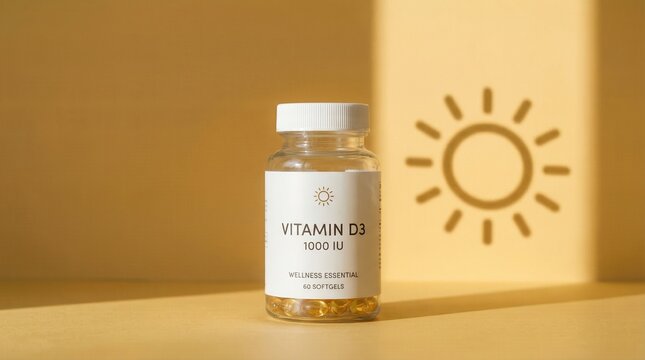 Vitamin D3 Capsule Bottle