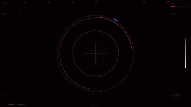 Futuristic arctic themed navigation HUD featuring icy blue and white UI elements with directional overlays and waypoint markers. Dynamic scanning lines and crystalline effects on dark background. Idea