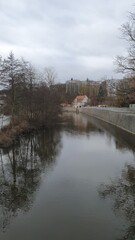 Fototapeta premium river in the city