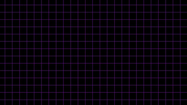 Futuristic Abstract Digital Grid with Glowing Purple Lines on a Dark Background, Representing High-Speed Data Flow, Advanced Network Connections, and a Virtual Cyberspace Environment for Technological