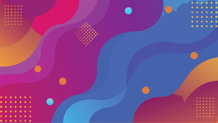 Abstract background with vibrant gradient shapes and colorful patterns © MAYENUDDIN